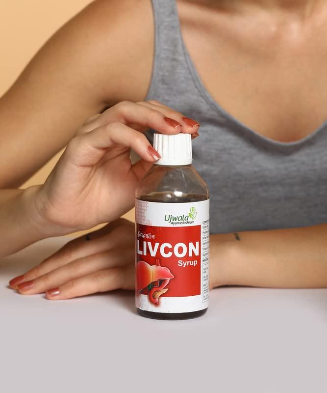 Ujwala Ayurvedashram Ujwala Ayurvedashram Livcon Syrup - 200Ml (Health & Weight Gain Syrup)