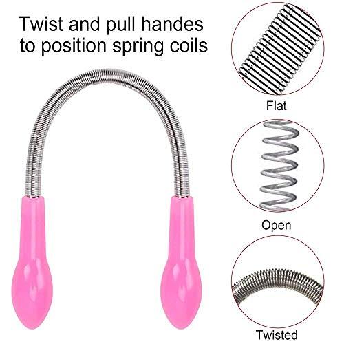 Hojo HOJO Facial Hair Remover Spring Threading Tool Face Epilator for Women Chin Cheek Upper Lip (PACK OF 6)