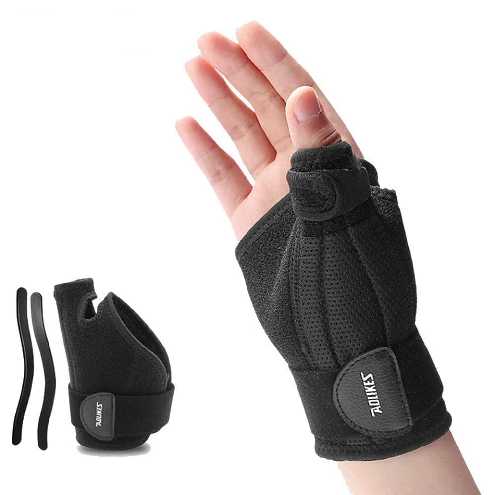 FDTY Thumb Brace Thumb Spica Splint for Arthritis, Tendonitis and More. Both Right Hand and Left Hand for Men and Women. Wrist, Hand, and Thumb Stabilizer Immobilizer. Trigger Thumbs Support Braces (Right)