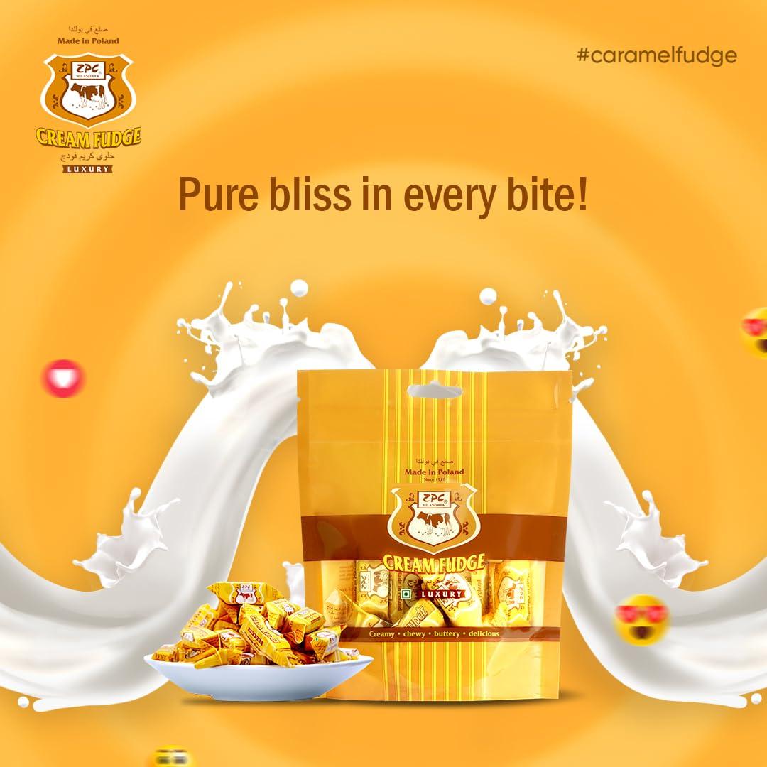 Zpc Milanówek Zpc Milanówek Cream Fudge Luxury, 800 g (Product of Poland)