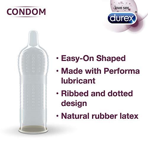 Durex Durex Condoms - 10 Count (Pack of 3, Extra Time) & Durex Mutual Climax Condoms - 10 Count (Pack of 3)
