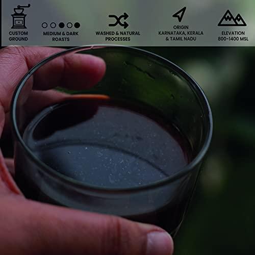 Black Baza Coffee Co. Black Baza Coffee, Specialty Arabica Sampler Pack, Freshly Roasted, Organic (Whole Beans, 4 x 100 grams)