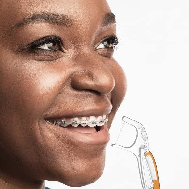 Plackers Plackers Orthopick Flosser for Braces/2pk