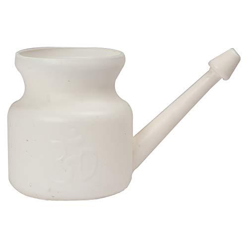 Yoga Store Wala Yoga Store Wala Jal Neti Pot with Rubber Neti (540 ML White)