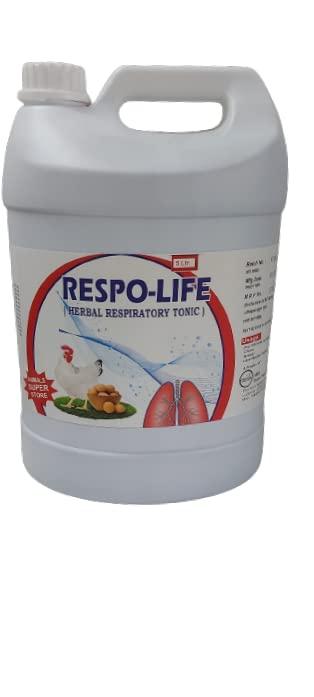 Animals Super Store Respo-Life | Herbal Repository Tonic | Protect from Dusty Weather | Protect from CRD | 5 Litre