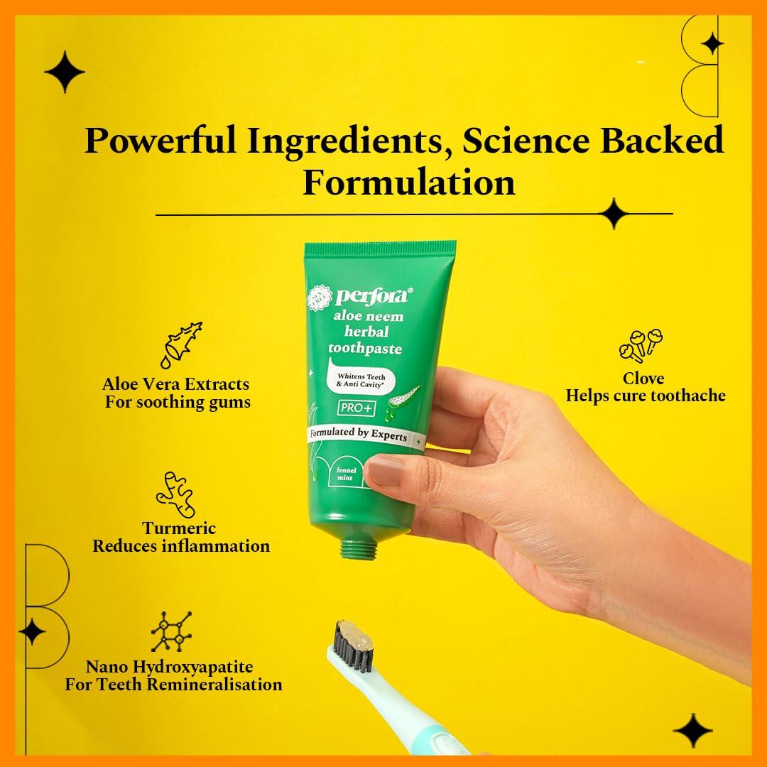 Perfora Perfora Dream Sensitive Toothpaste - 75 grams (Pack of 1) | Instant Sensitivity Relief for Kids & Adults | SLS Free & No Artificial Sweeteners | Made Safe Certified | Vegan Friendly Gel Toothpaste