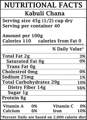 YUGANTAR Yugantar Kabuli Chana - White Chickpeas - Chole/White Chana (400 Gram)