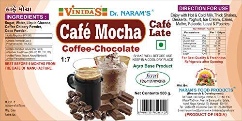Dr Naram's Vinidas Cafe Mocha Syrup 500g (Coffee - Chocolate)