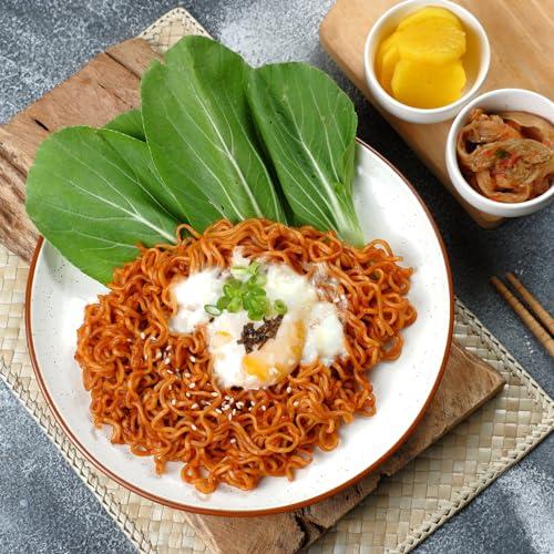 Nongshim Nongshim NEW! Stir Fry Shin Ramuyn Instant Noodles with Real Chicken Flakes Added, Gourmet Spicy, 23.1 oz / 655 g, 5 Pack