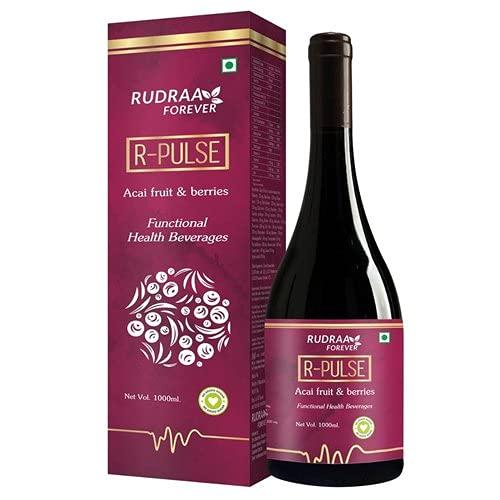 Rudraa Forever R-Pulse Acai Fruit & Berries Juice to Boost Immunity Health Drink 1000 ml