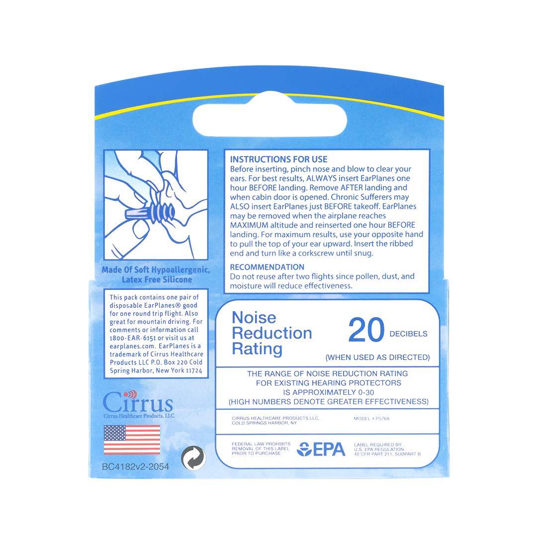 EarPlanes EarPlanes Original Adult Size One Pair