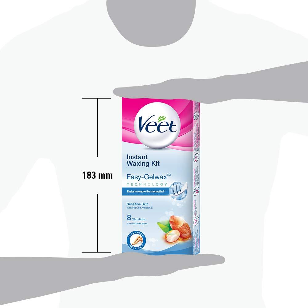 Veet Veet Full Body Waxing Kit for Sensitive Skin - 8 Strips