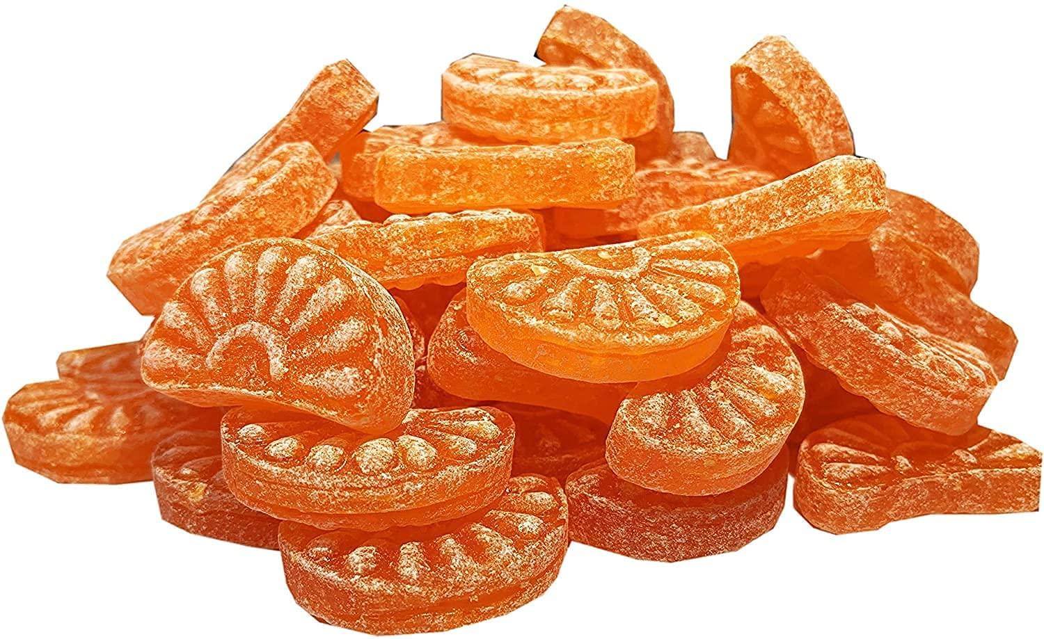 THE EDIBLES THE EDIBLES Orange Candy 500 gm| Narangee Candy | Narangee Toffee | Orange Toffee | Orange Flavoured Toffee [Jar Pack]