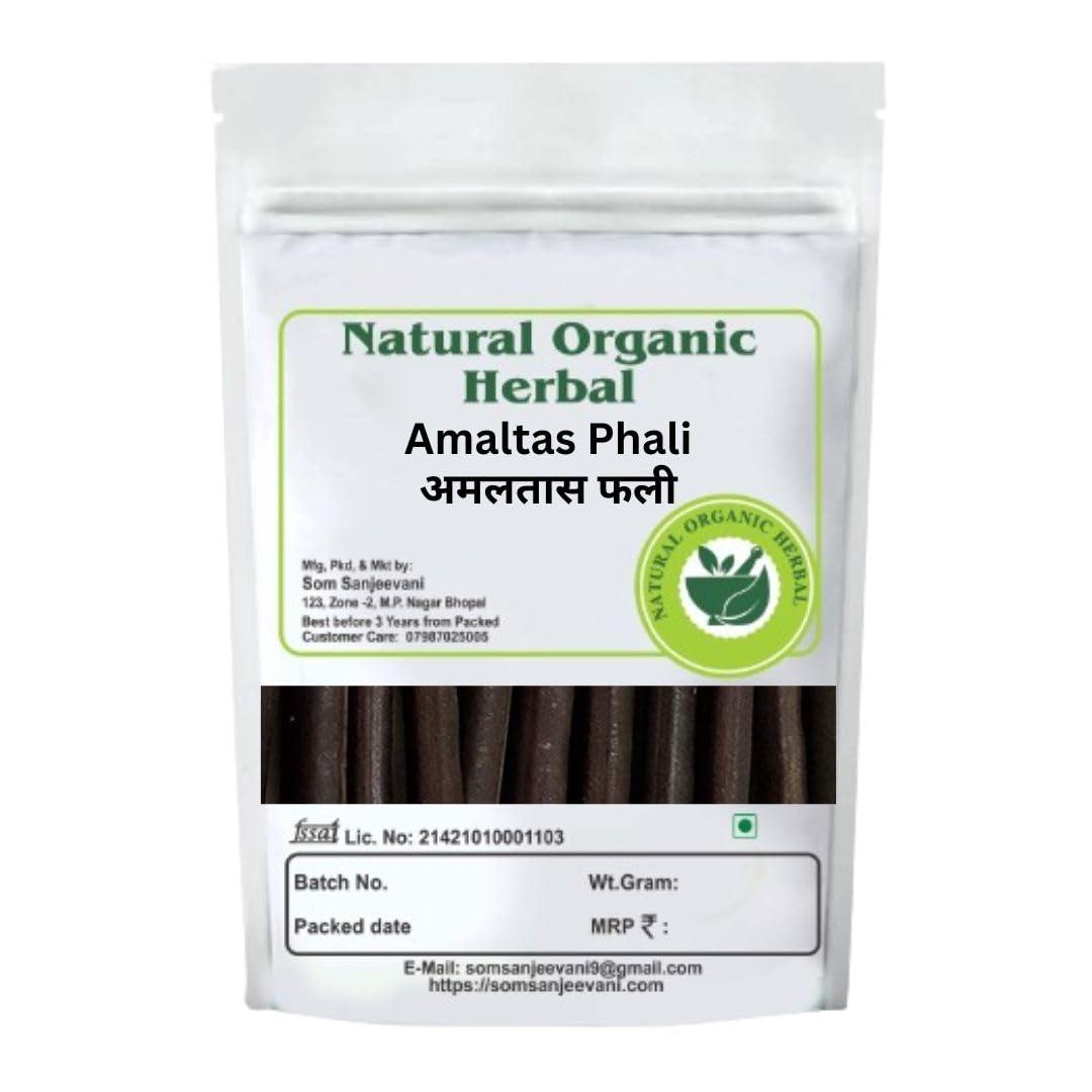 NATURAL ORGANIC HERBAL NATURAL ORGANIC HERBAL Amaltas Phali -fali Amaltas - Cassia Fistula -100g-Pure - No Mixing