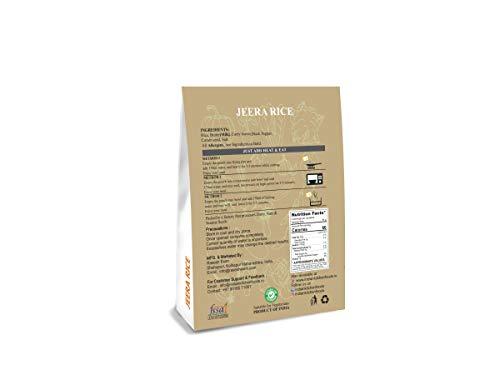 Indian Kitchen Foods Indian Kitchen Foods Freeze Dried Gluten-Free Ready to Eat Food | Instant Vegetarian Meal - Dal Rice Combo (2xJeera Rice, Dal Fry and Dal Makhani), Pack of 4