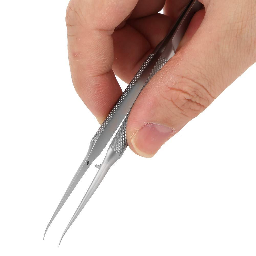MXGZ Stainless Steel Tweezer, Pointed Tweezer Professional Multipurpose for Laboratory for Craft for Electronics