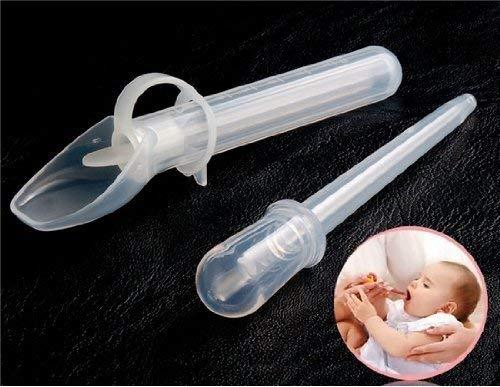 Lappu Lappu Safe Medicine Spoon and Medicine Dropper White- (Pack of 1)