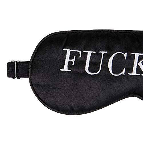 NMM Global Fuck Off, Medium: Nmm Global 100% Mulberry Silk Sleep Mask, Natural Sleeping Mask For Men & Women, Super Soft Eye Mask For Sleeping With Free Ear Plugs(Fuck Off)