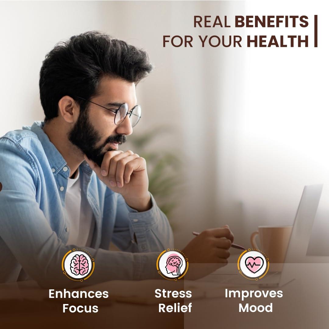 ROOTED Rooted Actives Certified Organic Lions Mane Mushroom Extract Gummies | Memory, Focus, Brain Powder & Nerve Health | Usda Organic, No Sugar, Blueberry Flavor | Lions Mane Powder