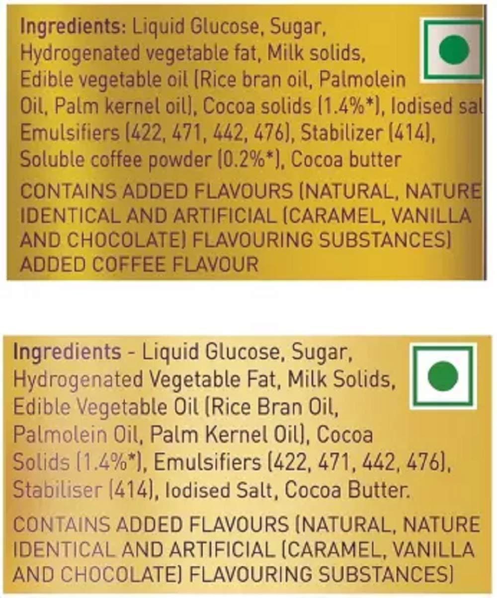 Cadbury Cadbury Choclairs Gold 605 G X 2 + Choclairs Coffee 632.5 G X 2 Truffles (4 x 0.62 kg)