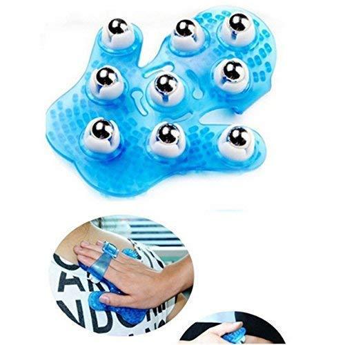 Ishika accessories Ishika accessories Acupressure 9 Ball Rolling Magnetic Manual 360 Degree Massager Stress Reliever, Multicolour