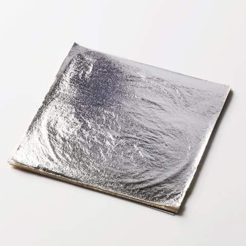 Freshtige Freshtige Edible Chandi Vark/Silver Leaf Jumbo Sized Sheet/German Finest Silver Leaves for Sweets/Face Pack/Chandi ka Warq Glitters (30 leaves)