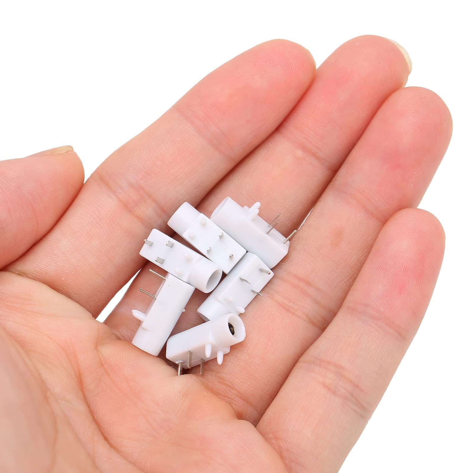 Nunafey Electrode Machine Socket, Potable 2.35 Safety 10pcs Small Size TENS Machine Socket for Home Salon Use