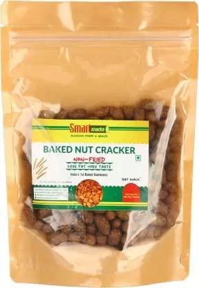 Smart snacks Smart Snacks Baked Nut Crackers Peants Non Fried Healthy Snacks 180 Grams