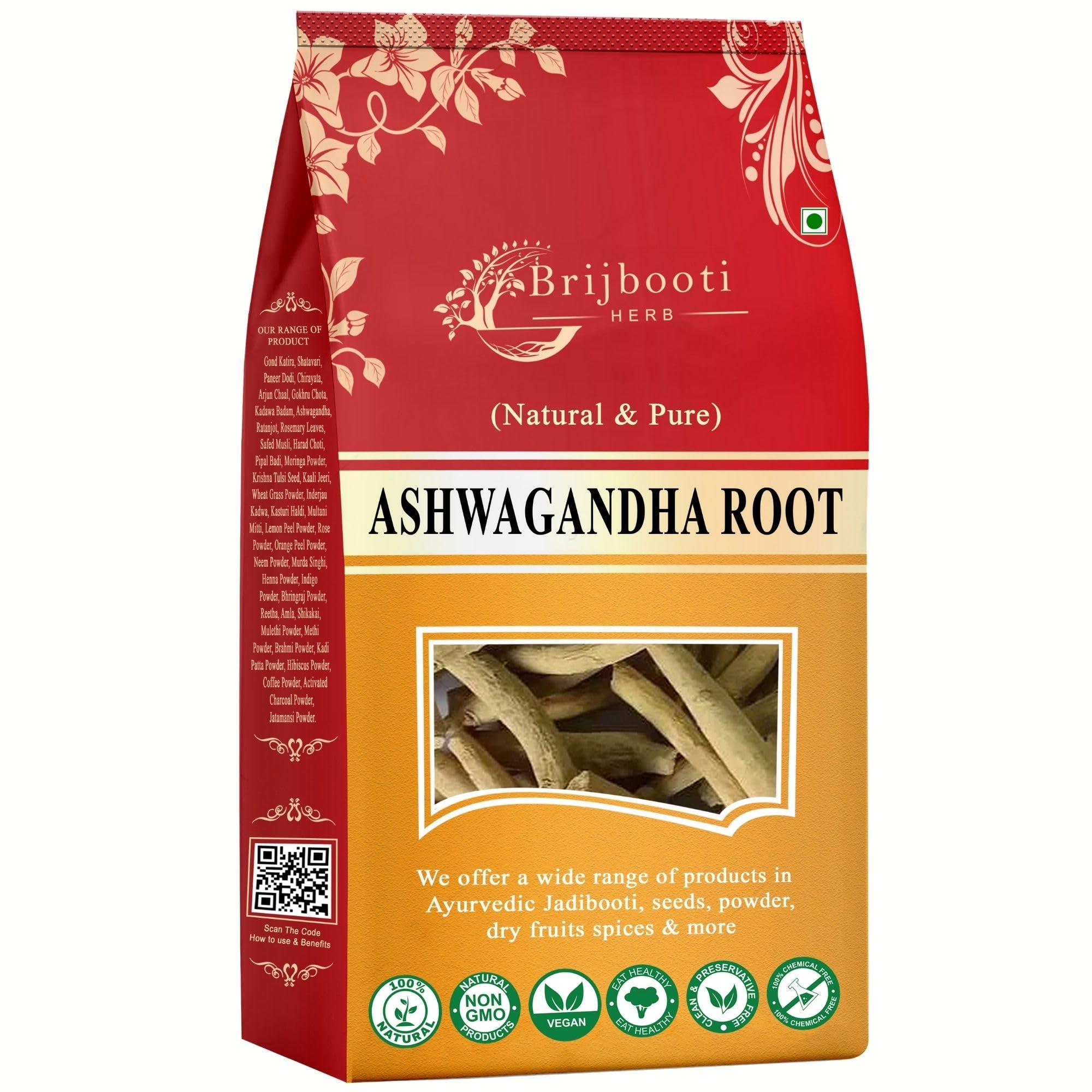 BIRJU MAHAVIR BIRJU MAHAVIR Ashwagandha Withania Somnifera Root, Natural, 200 g
