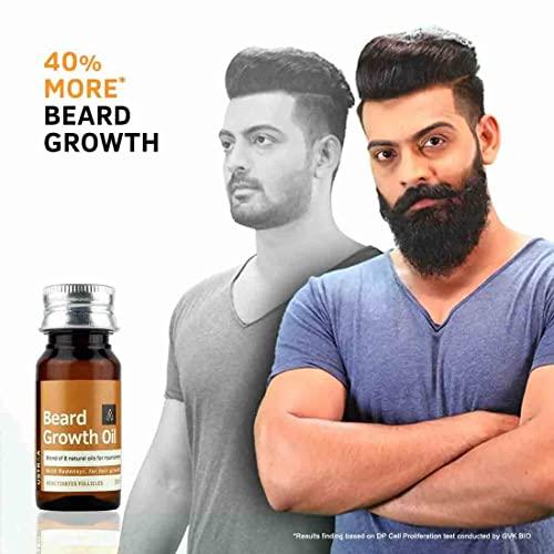 Ustraa Ustraa Beard Growth Oil - 35ml - More Beard Growth, With Redensyl, 8 Natural Oils including Jojoba Oil, Vitamin E, Nourishment & Strengthening, No Harmful Chemicals