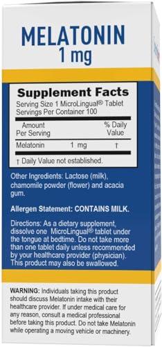 Superior Source Superior Source Melatonin Multivitamin 1mg 100 Count