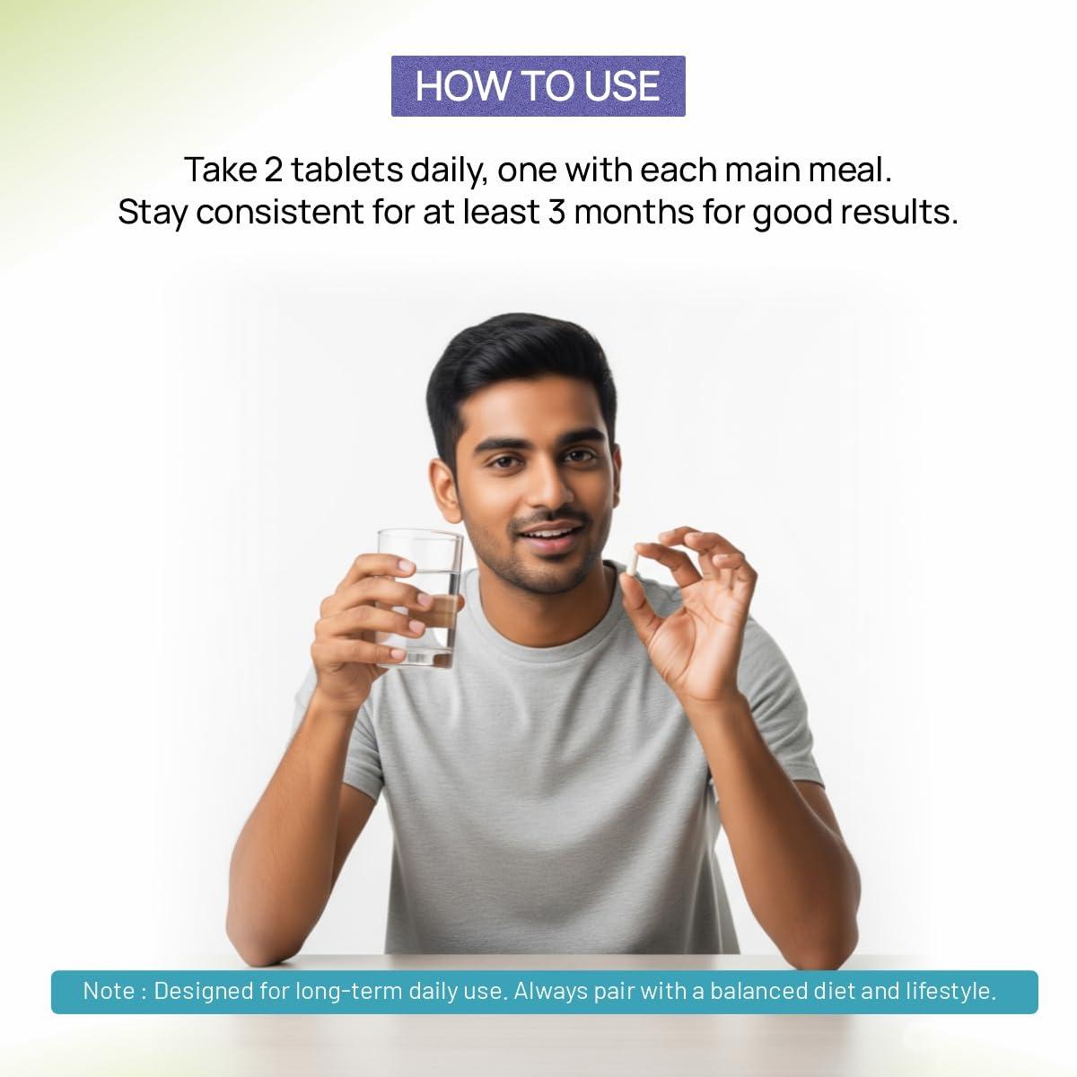 Bliss Welness Bliss Welness Saw Palmetto Extract 800 MG | Hair Growth Prostate Health Support Urinary Tract Function Prevent Hair Fall Ayurvedic DHT Blocker Health Supplement - 60 Vegetarian Tablets