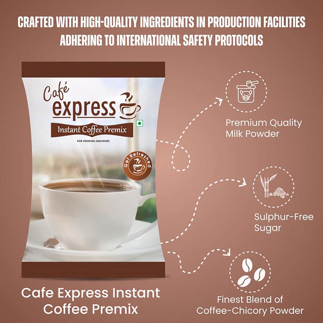 Cafe Express Cafe Express Instant Coffee Premix Powder 1 Kg Pack.