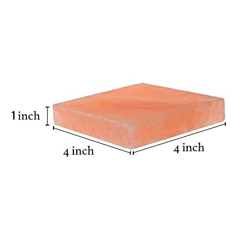 Josan Brothers Josan Brothers Natural Himalayan Rock Salt Block Cooking Plate for Cooking, Grilling, Cutting and Serving, Food Grade Salt (4 X 4 X 1)
