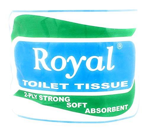 ROYAL Royal 2 Ply Roll Toilet Tissue, 350 Pulls, Pack of 6