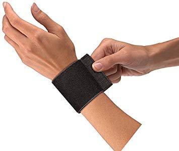 TIMA Tima Sweatband Wrist Band/Wrist Support for Gym and Sports Activities Pack of 2