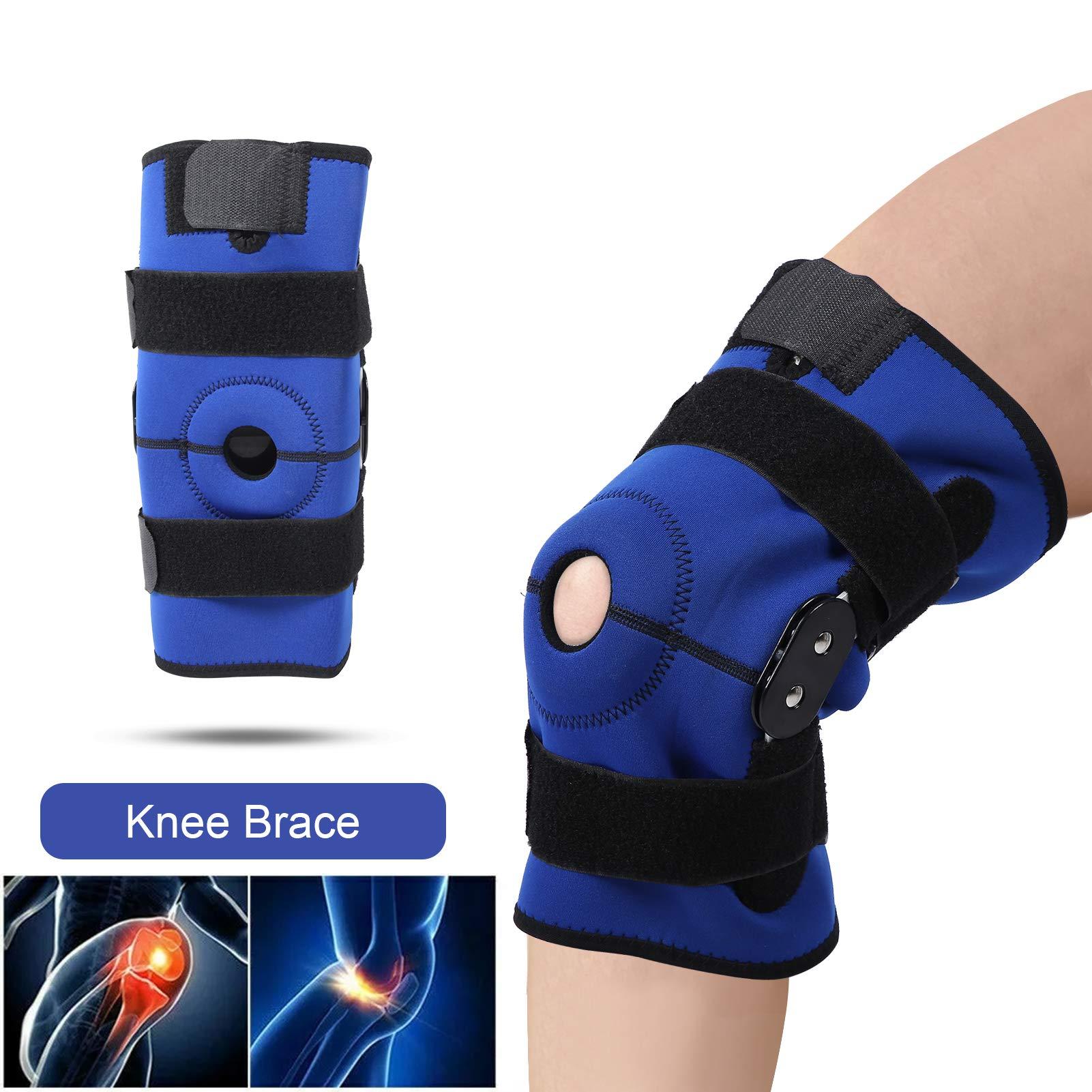 Generic Knee Brace, Aluminum Alloy 13 X 7.9in Knee Braces for Knee Pain Knee Support Protector for Running Workout for Men Women |
