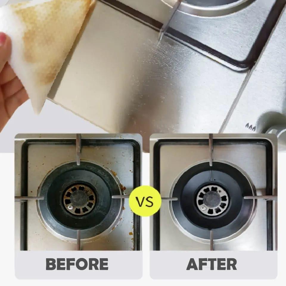 BITTZOOT BITTZOOT Disposable Kitchen Cleaning Wipes, Decontamination Wet Wipes, Reusable Kitchen Wet Wipes Oil and Grease Cleaning Floor Wipes Kitchen Wipes For Bowls, Kitchen, Tiles,Sinks (1)