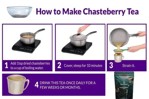 Botanical Sage Botanical Sage- Chasteberry seeds for tea 500g | Vitex Agnus-Castus | Monk's pepper |Good for Women