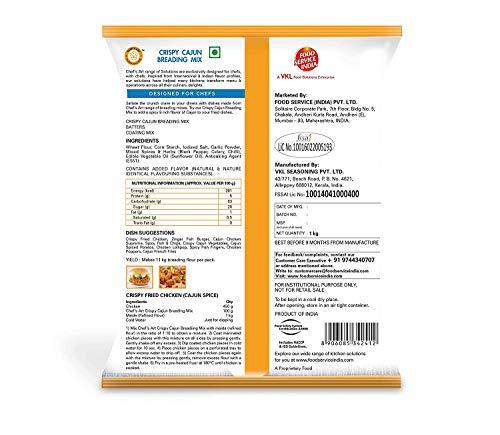 food service india food service india Chef's Art Crispy Cajun Breading Mix - 1 Kg