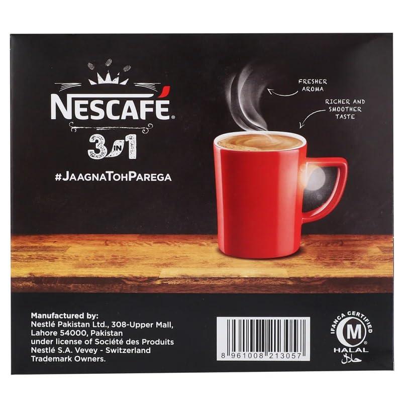Nescafe Nescafe Original 3in1 Aromatic Coffee Mix a Delicious Blend of Coffee, Creamer and Sugar in a Single-Serve Sachet 18g X 25 Sticks Medium Roast