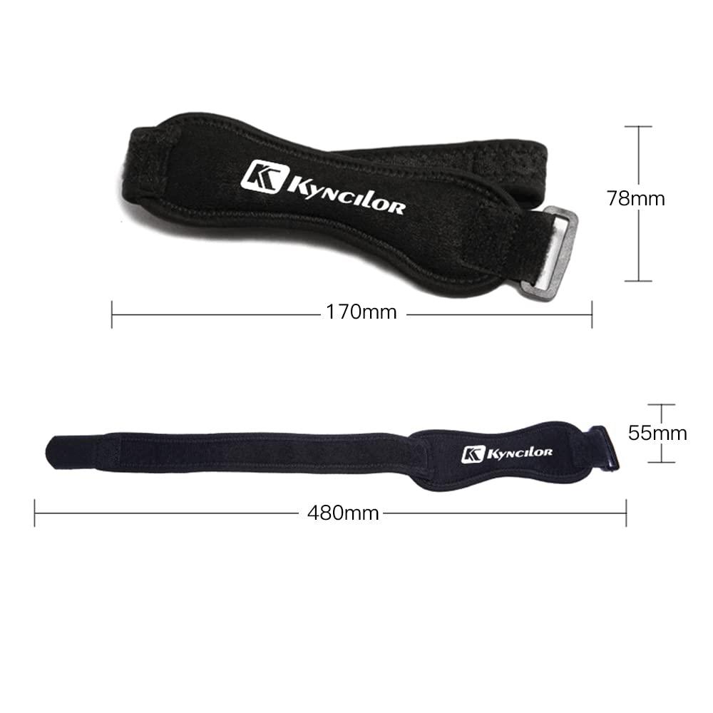 Qunan Qunan Case Pa Adjustable Knee Patellar Tendon Port Band wi Knee Port Port Pad for Outdoor Sports Blue