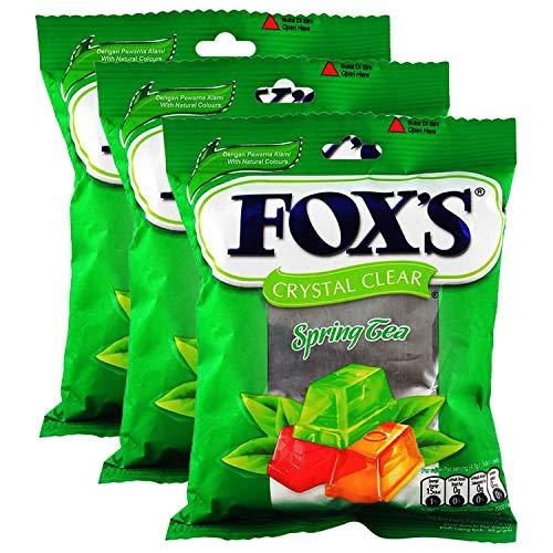 Fox's Fox\'s Crystal Clear Spring Tea Candy, 3.17 oz 90 g, 3 Pack