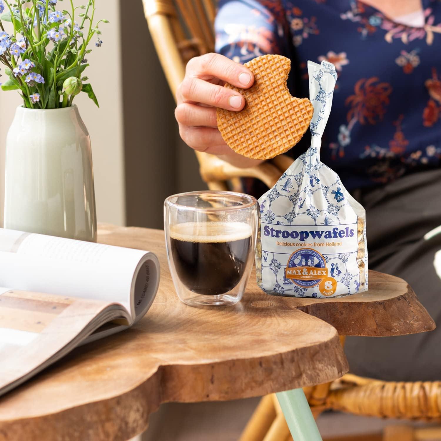 Generic Stroopwafels Max And Alex Original Dutch With Soft Caramel Syrup 8 Pieces 250gm (Pack Of 2)