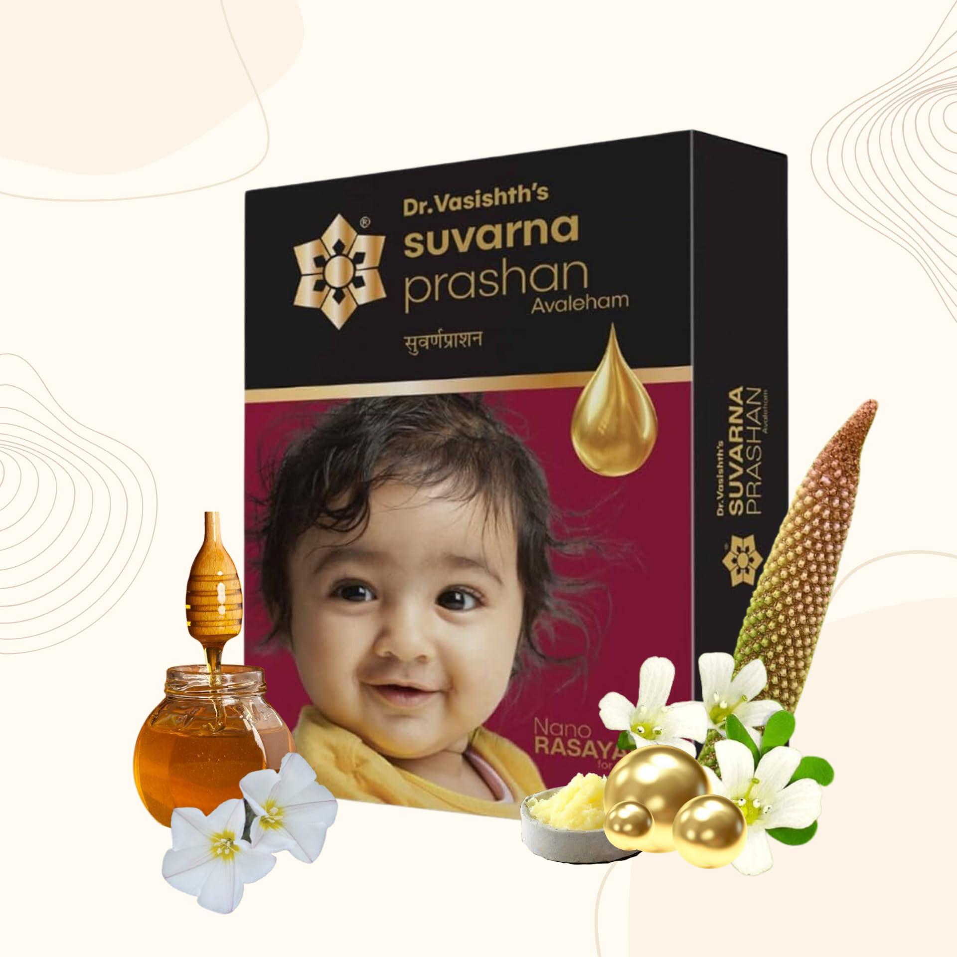 Dr.Vasishth\'s AyuRemedies Dr.Vasishth\'s AyuRemedies Suvarnaprashan Drops 15Ml-100% Ayurvedic Formula For 0-16 Years Fdca Approved Natural Strength & Immunity Booster For Kids(Pack Of 1)