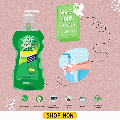 Vedmay Herbals Vedmay Herbals, Ecosafe Hand Wash (Pack of 5, Neem)