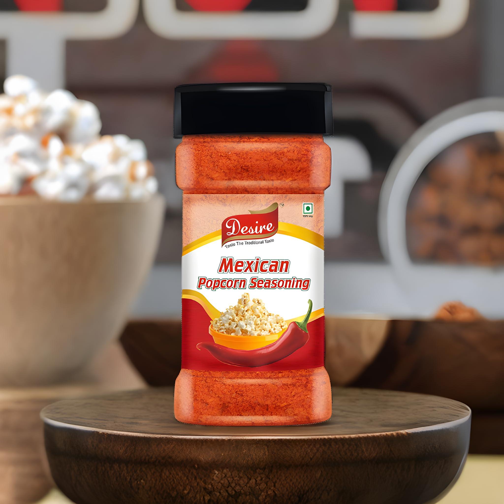 Desire Desire Mexican Popcorn Seasoning Powder 400g | Perfect for Popcorn, Nachos, Pasta, Pizza | Delicious Sprinkle on French Fries | Flavorful and Versatile Seasoning