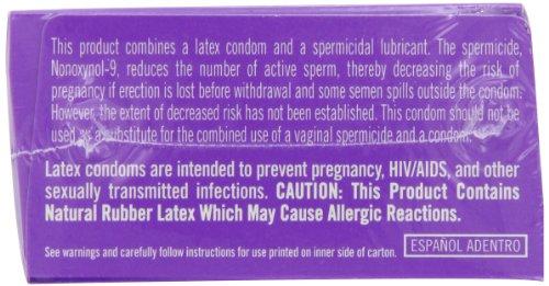 Trojan Trojan Her Pleasure Sensations Spermicidal Condoms, 12 Count